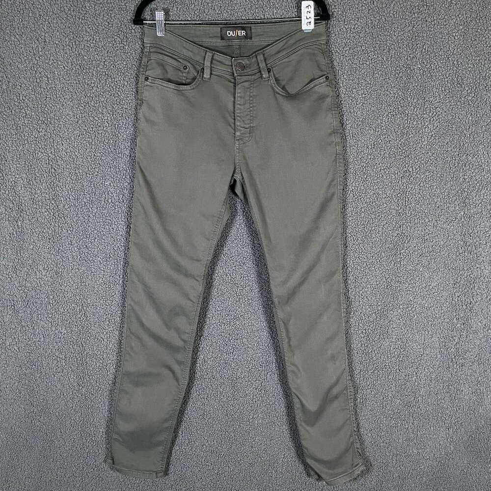DU/ER Duer N2X No Sweat Slim Fit Pants - Men's Size 31*30 - Green